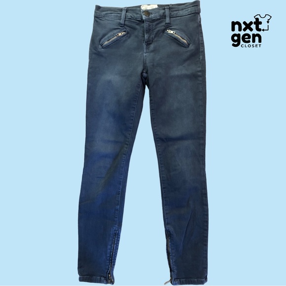 Current/Elliott Women’s Hipster Skinny Side Zip Jeans - Picture 2 of 8